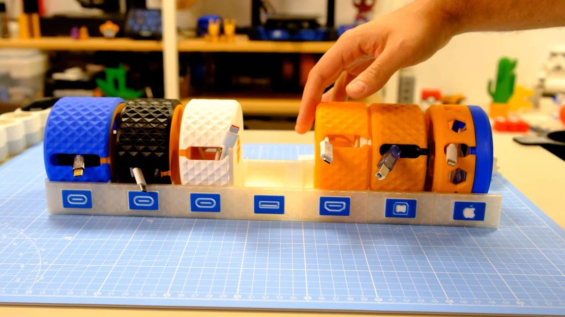 Organizador de cables personalizado – Bộ tổ chức dây cáp tùy chỉnh - Image 3