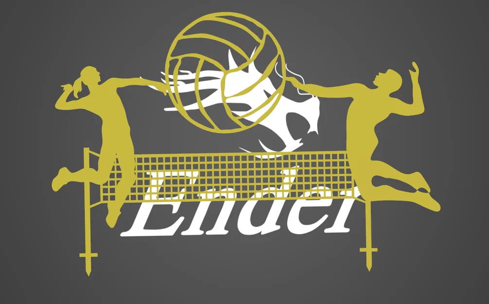 Mô hình trang trí bánh kem hình vận động viên bóng chuyền độc đáo - Image 1