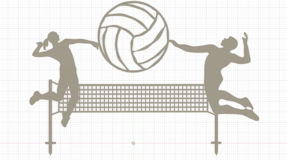 Mô hình trang trí bánh kem hình vận động viên bóng chuyền độc đáo - Image 2