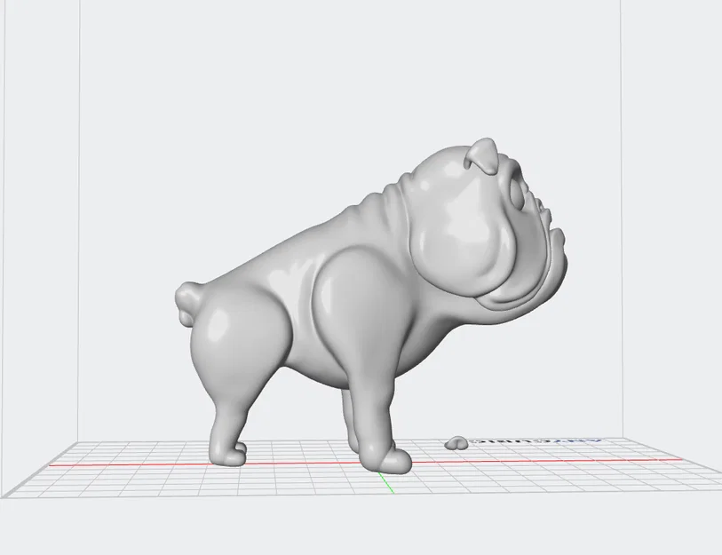 Mô hình 3D chú chó English Bulldog cực đáng yêu cho người sưu tầm - Image 3