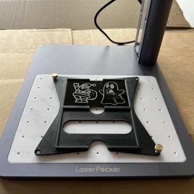 Khuôn Định Vị Danh Thiếp Nhôm Cho Máy Khắc Laserpecker LP2/LP4
