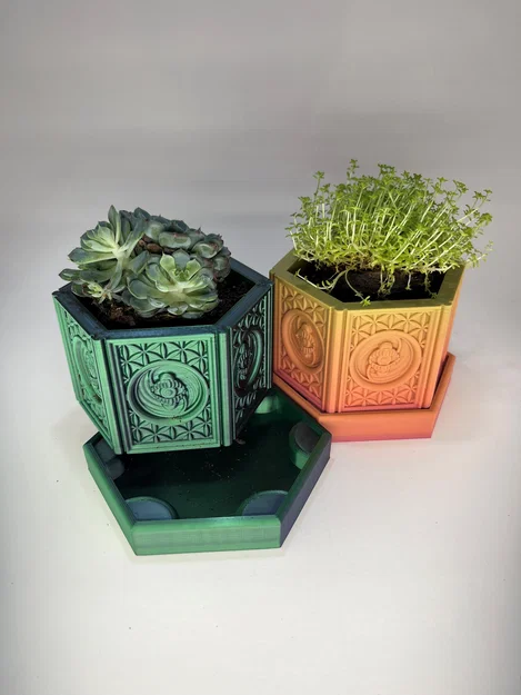 Chậu Cây Trippy Little Flower Pot - Image 1