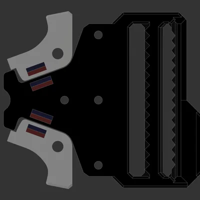Khóa thắt lưng Vision 11 Mag-Lev (3D-printable) | Vision 11 Mag-Lev Belt buckle