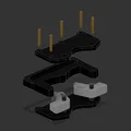 Khóa thắt lưng Vision 11 Mag-Lev (3D-printable) | Vision 11 Mag-Lev Belt buckle - Thumbnail 5