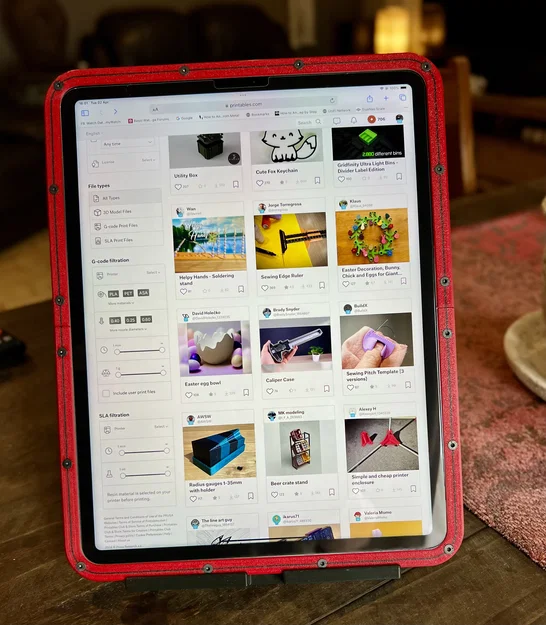 Ốp iPad Pro 12.9 M2 phong cách Rugged (Industrial look) - Image 2
