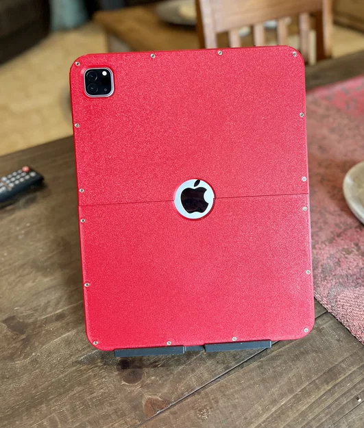 Ốp iPad Pro 12.9 M2 phong cách Rugged (Industrial look) - Image 4