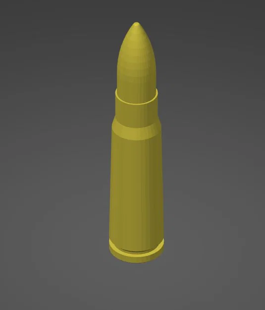 Mô hình viên đạn AK-47 7.62x39mm - File in 3D đẹp mắt - Image 2