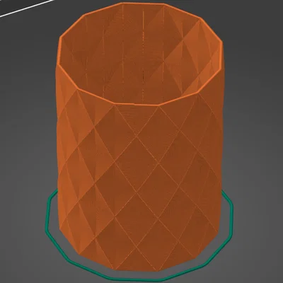 Ống cắm bút 3D thiết kế Vase Mode hiện đại, tối giản