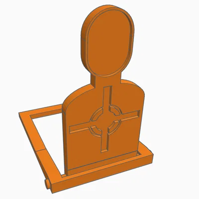 Mô hình bia tập bắn 3D đơn giản cho Nerf và Airsoft