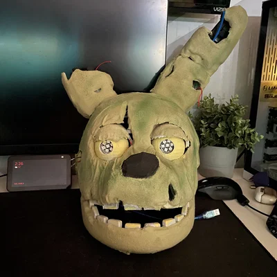 Mô hình đầu Springtrap FNaF in 3D (Working Spring Trap Head)