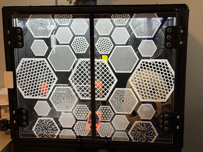 Bản lề Print-in-Place cho cửa acrylic 1/8" gắn enclosure nhôm 4040 - Image 5