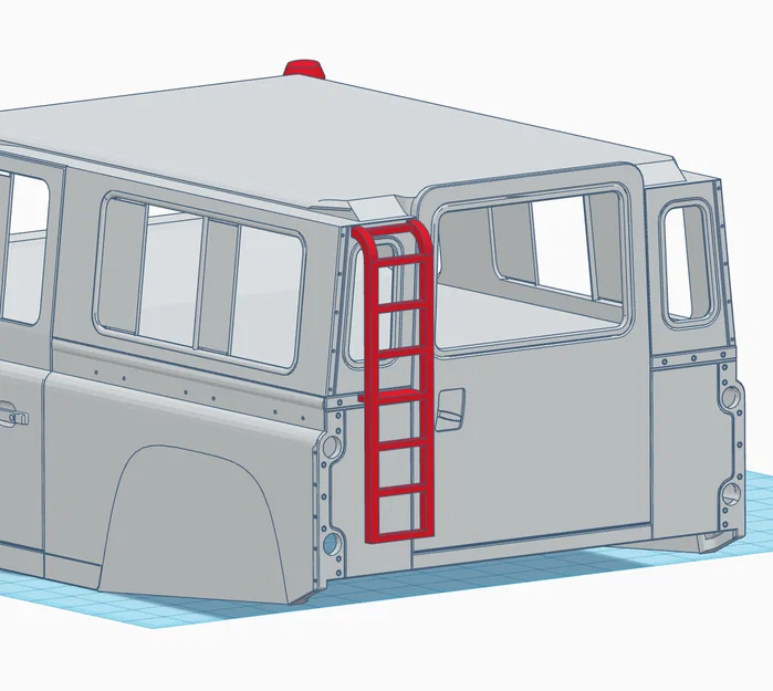 Thang leo mini cho xe mô hình Landy Mini - Phụ kiện trang trí độc đáo - Image 1
