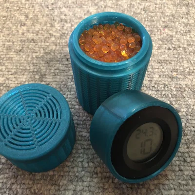 Silica Box no Retract – Hộp Silica in nhanh kèm Hygrometer