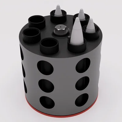 Mô hình bàn xoay GAU-8 30mm A-10 / Ống cắm bút