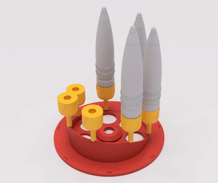 Mô hình bàn xoay GAU-8 30mm A-10 / Ống cắm bút - Image 2