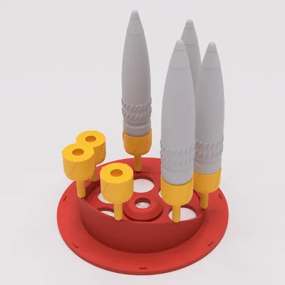 Mô hình bàn xoay GAU-8 30mm A-10 / Ống cắm bút