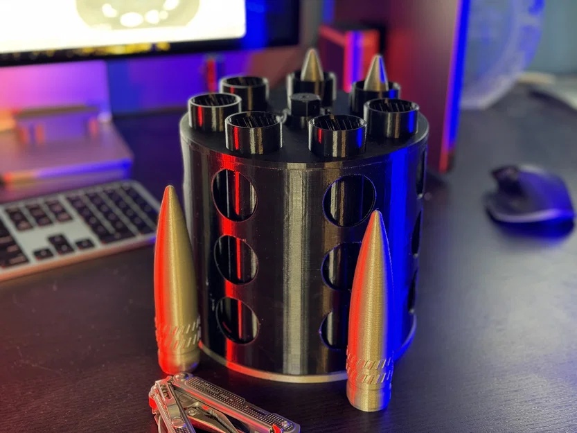 Mô hình bàn xoay GAU-8 30mm A-10 / Ống cắm bút - Image 3