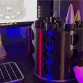 Mô hình bàn xoay GAU-8 30mm A-10 / Ống cắm bút - Thumbnail 4