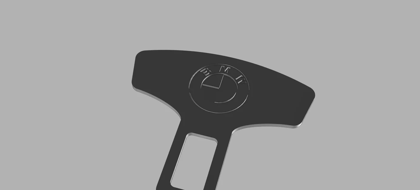 Mô hình 3D chốt chặn cảnh báo dây an toàn BMW (Seat Belt Diffuser) - Image 2