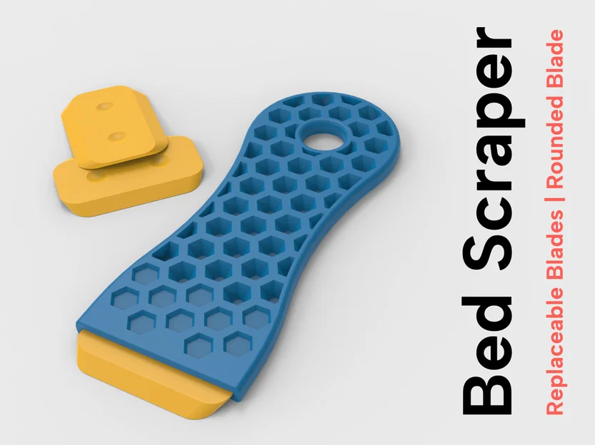 Bed Scraper – Dao cạo bàn in lưỡi bo góc, thay lưỡi dễ - Image 1