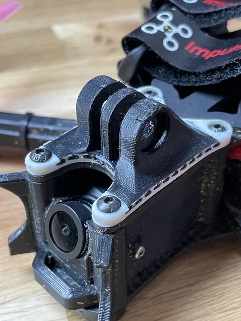 Ngàm gắn GoPro đa vật liệu cho khung ImpulseRC Apex 5 inch - Image 3