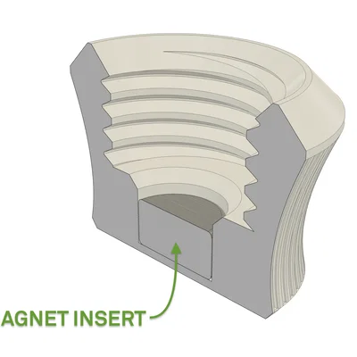 Núm Nam Châm (Giá Giữ Khăn Microfiber Build Plate Cleaner)