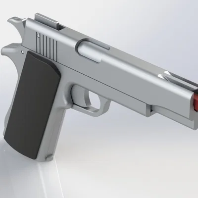 Mô hình súng bắn dây thun M1911 in 3D độc đáo