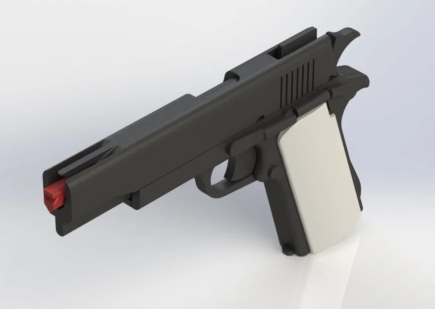 Mô hình súng bắn dây thun M1911 in 3D độc đáo - Image 2