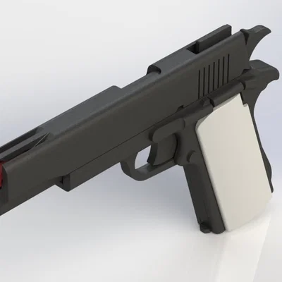 Mô hình súng bắn dây thun M1911 in 3D độc đáo