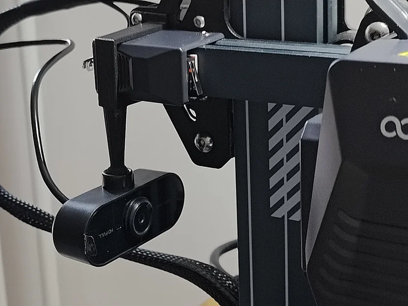 Ngàm gắn Webcam khớp cầu cho Elegoo Neptune 4 - Phụ kiện in 3D hữu ích - Image 1