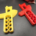 Kẹp miệng túi hình tàu Benchy (Benchy Chip Clip) - In 3D cực dễ - Thumbnail 2