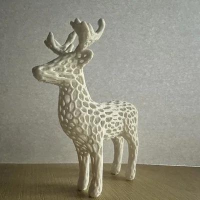 Voronoi Deer – Hươu Voronoi nghệ thuật để in 3D