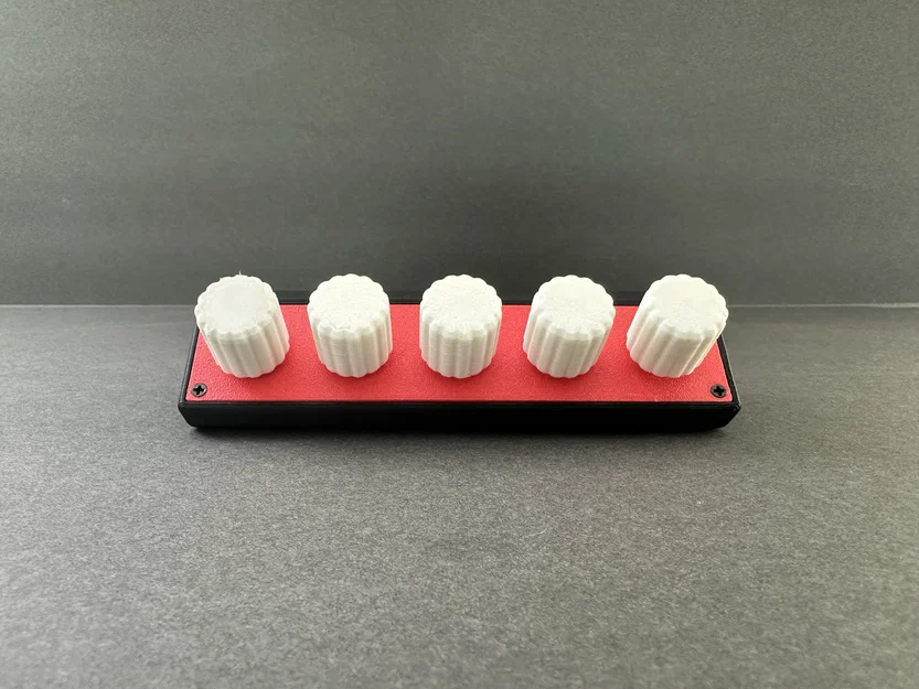 Case in 3D cho DeeJ Volume Mixer (5 núm EC11 + Arduino Pro Micro) - Image 9