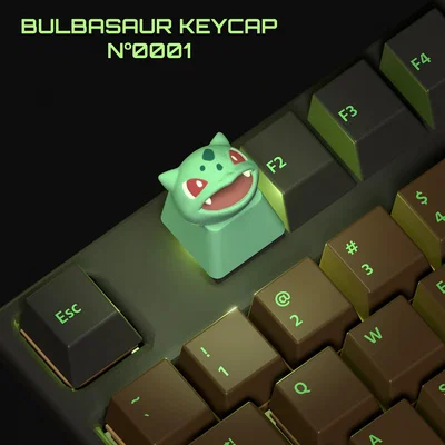Nút Bàn Phím Bulbasaur (Bulbasaur Keycap) - Phụ Kiện Độc Đáo Cho Game Thủ
