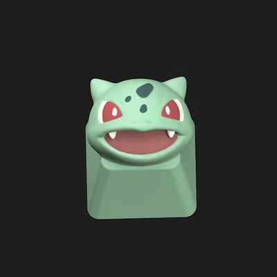 Nút Bàn Phím Bulbasaur (Bulbasaur Keycap) - Phụ Kiện Độc Đáo Cho Game Thủ