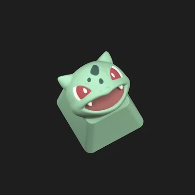 Nút Bàn Phím Bulbasaur (Bulbasaur Keycap) - Phụ Kiện Độc Đáo Cho Game Thủ