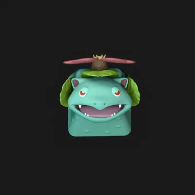 Keycap Venusaur Pokémon Nº0003 - Phụ kiện bàn phím cơ độc đáo