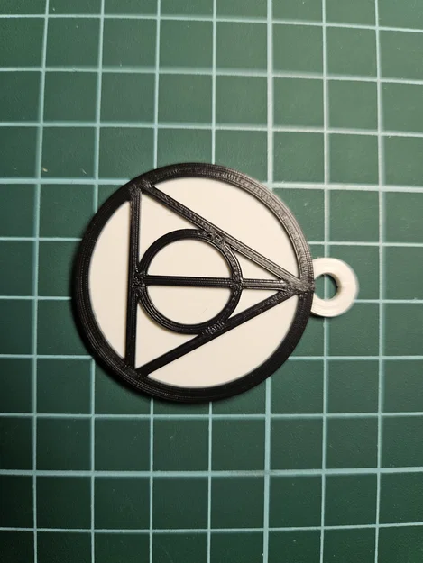 Móc khóa Bảo bối Tử thần Harry Potter in 3D độc đáo - Image 1