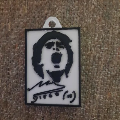 Móc khóa in 3D hình Diego Maradona cực chất