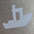 Flatchy: Mô hình tàu thuyền Benchy dạng phẳng tối giản - Thumbnail 1