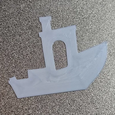 Flatchy: Mô hình tàu thuyền Benchy dạng phẳng tối giản