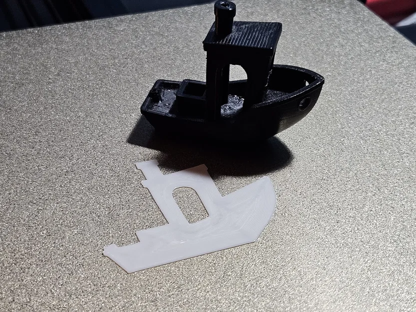 Flatchy: Mô hình tàu thuyền Benchy dạng phẳng tối giản - Image 2
