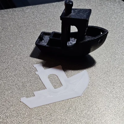 Flatchy: Mô hình tàu thuyền Benchy dạng phẳng tối giản
