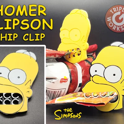 Kẹp Bịch Snack Homer Clipson (Homer Clipson Chip Clip)