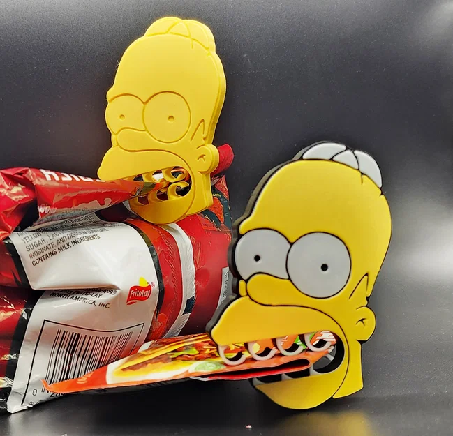 Kẹp Bịch Snack Homer Clipson (Homer Clipson Chip Clip) - Image 3