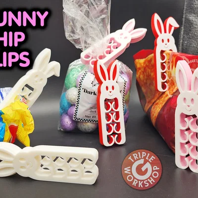 Kẹp Bịch Hình Thỏ (Bunny Chip Clips)