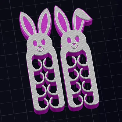 Kẹp Bịch Hình Thỏ (Bunny Chip Clips)