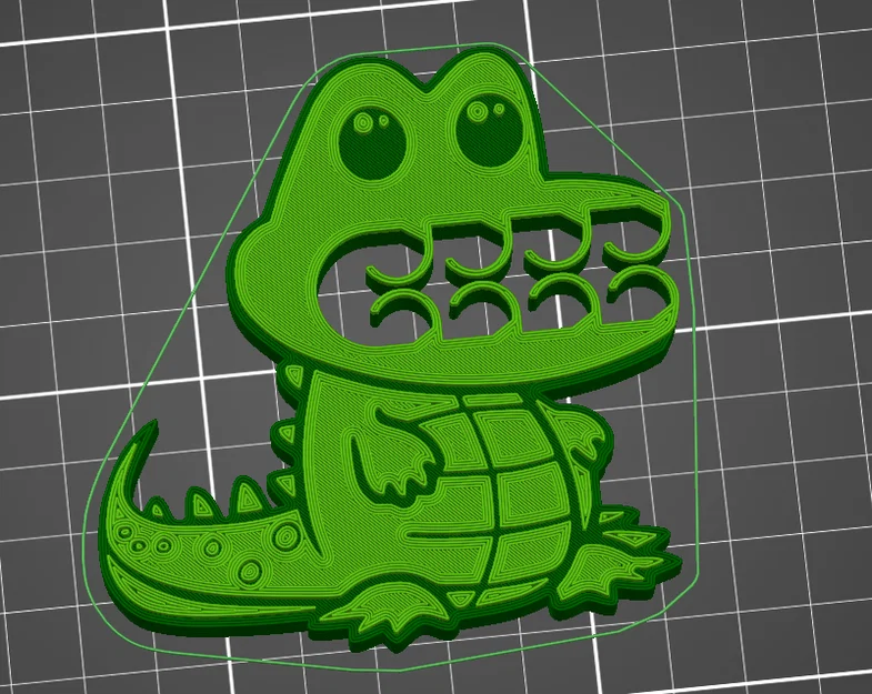 Kẹp miệng túi 3D hình cá sấu ngộ nghĩnh (Alligator Chip Clip) - Image 3