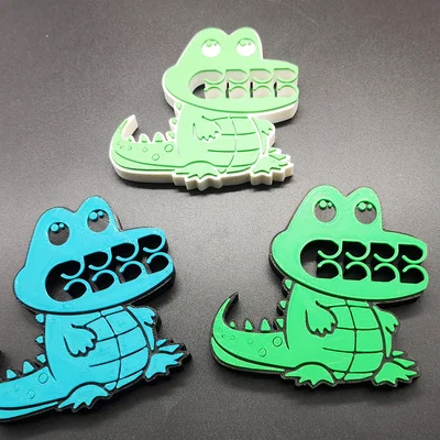 Kẹp miệng túi 3D hình cá sấu ngộ nghĩnh (Alligator Chip Clip)