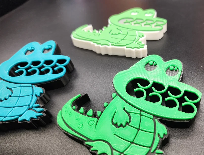 Kẹp miệng túi 3D hình cá sấu ngộ nghĩnh (Alligator Chip Clip) - Image 5